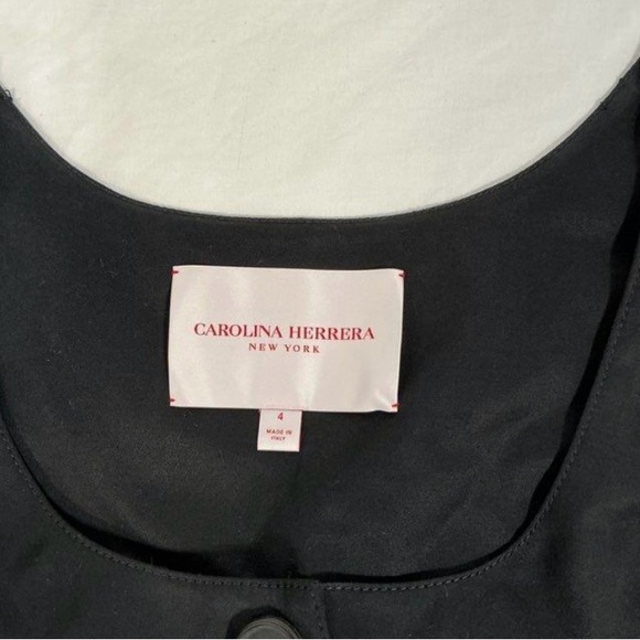 Carolina Herrera Scoopneck Wide Leg Sleeveless Jumpsuit - Picture 7 of 8